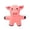 Pink 1PCS, variant on Squeaky Chew For Dogs Interactive Pet Chewing Pig Shape Design
