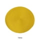 thumbnail image 2 of Manteles individuales Bewildely redondos antideslizantes color amarillo 38 cm, 2 of 6