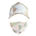 thumbnail image 2 of PRETXORVE Home Decor, Room Decor, Sequin Baseball Cap and Shiny Sequin Face Mask Set Adjustable Mesh Cap Breathable Baseball Cap Travel Baseball Cap and Cap, 2 of 6