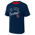 thumbnail image 4 of Men's Darius Rucker Collection by Fanatics Red/Navy St. Louis Cardinals Two-Way Ringer Reversible T-Shirt, 4 of 5