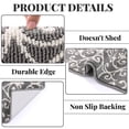 thumbnail image 2 of 2Pack Yamaziot 2'x8' Runner Rug for Long Hallway, Runners Rugs for Floor Mat, Non Slip Washable Gray Carpet, 2 of 6
