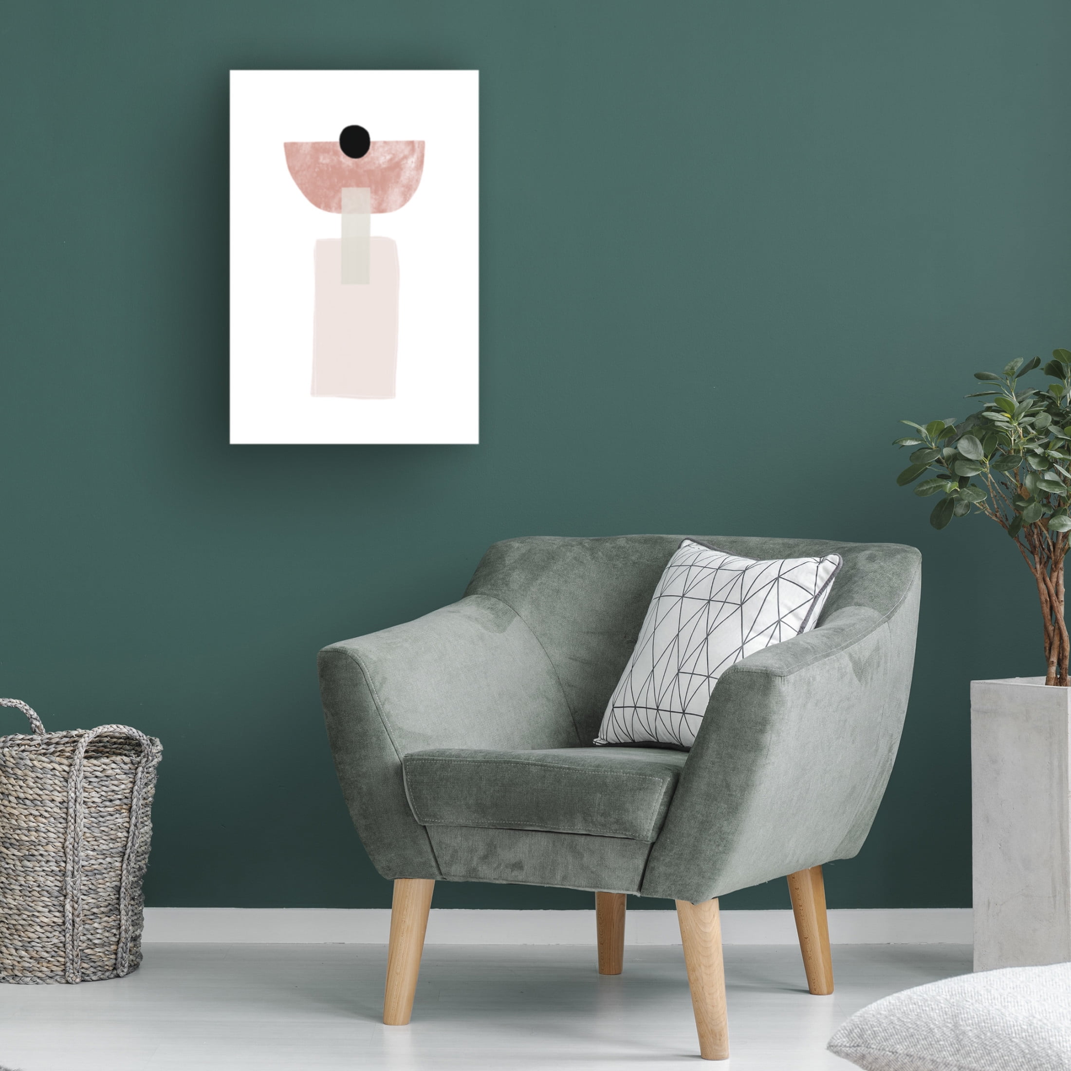 Trademark Fine Art uplusmestudio Abstract Composition No 2 Canvas Wall Art