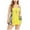 Yellow, variant on VBVC Plus Size Two Piece Swimdress with Boyshorts for Women Flowy Swimsuits Tankini Bathing Suits