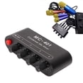 thumbnail image 4 of Condenser Microphone Mixer, Dynamic Sound 4 in 1 Out Mic Mixer Headphone  Small  for PC for Speaker, 4 of 8