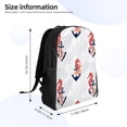 thumbnail image 3 of Rocae Sea Horse And Corals1 print Computer Bag with Separate Compartment, Suitable for 15 inch Laptop Backpack, Gift for Men and Women, 3 of 8