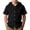 0-Black93, variant on Tiijoy Boys Linen Hooded Short Sleeve Shirt Casual Breathable Button Down Shirt, Sizes 5-14
