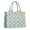 Yellow Lemon Fruit-2, variant on Large Capacity Tote Bag,Yellow Lemon Slices Green Pattern Handbag Fashion Luxury Tote Bag,15.7"x13"x 5.1" Inches,Laptop Compatible