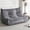 Gray, variant on HABUTWAY 2-Seater Giant Bean Bag Sofa, Memory Foam Loveseat Fireside Chair for Adults, Living Room Bedroom Office
