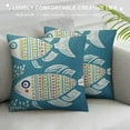 thumbnail image 3 of COMIO  Throw Pillow Cover Decorative Square Cushion Cases for Home Sofa Bed and Chair, 3 of 5