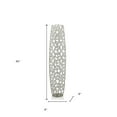 thumbnail image 4 of 40"  Bling Faux Crystal Abstract Twigs Barrel Floor Vase, 4 of 7