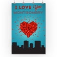 thumbnail image 2 of I Love You Montgomery, Alabama (36x54 Giclee Gallery Art Print, Vivid Textured Wall Decor), 2 of 3