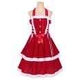 thumbnail image 3 of Disfraz de Papá Noel para mujer, lencería sexy, lindo vestido de terciopelo, capa, traje de mucama, uniforme para niña, 3 of 5