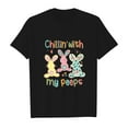 thumbnail image 3 of Girls Summer Graphic Tee Cute Easter Printed Short Sleeve T-Shirt for Kids Casual Comfortable Top Size:3-4 Years, 3 of 4