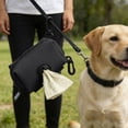 thumbnail image 4 of BotaniNest Poop Holder With Carabiner Portable Leash Waste Dispenser In Black And Gray For, 4 of 6