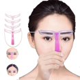 thumbnail image 5 of 8pcs Eyebrow Stencils, Eyebrow Template, Eyebrow Shaping Kit, Reusable Eyebrow Stencil With Handle A, 5 of 5