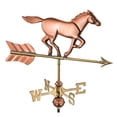 thumbnail image 1 of Good Directions 801PR Cheval Cottage Weathervane - Cuivre Pur avec Support de Toit, 1 of 5