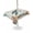 Beige, variant on Outdoor Tablecloth with Umbrella Hole for Patio/Picnic/Party/Camping, Sea Turtle Coastal Waterproof Table Cloth Round Cover Washable, Summer Nautical Starfish Coral Ocean (Dia 54")