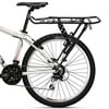 Hot Sale NEW Cycling Bicycle Seat Post Cargo Bag Holder MTB Bike Carrier Rear Luggage Rack Aluminum Shelf Bracket For V-Brake(Black)