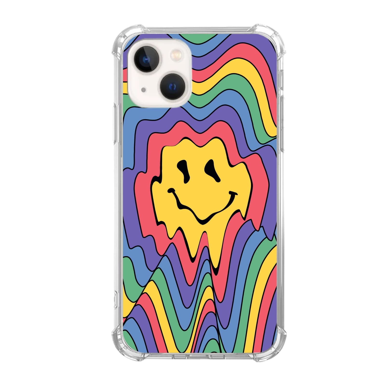 Black Aesthetic Case Compatible with iPhone 14 Plus,Unique Art