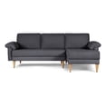thumbnail image 3 of Sala Modular Reversible Makora Cavalli Con Memory Foam, Color Gris Oxford, Lino Respaldo Reclinable De 3 posiciones., 3 of 11
