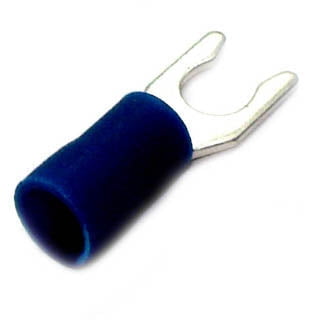 B-227-10X - SPADE LOCK BLU #10 16-14AWG ID-5MM WIDTH-9.4MM