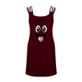 thumbnail image 3 of SCSAlgin Women Sleeveless Fashion Printed Night Gown Spaghetti Strap Sleep Dress Chemise Sleepwear, 3 of 5