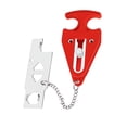thumbnail image 1 of Cerradura de puerta portátil para apartamento de casa de hotel, seguridad del bloqueador de puerta Cerradura de puerta sin taladro para privacidad y seguridad Cerraduras de seguridad portáti, 1 of 5