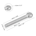 thumbnail image 2 of Unique Bargains M5 x 35mm 304 Stainless Steel Machine Shoulder Lift Eye Bolt Rigging 20pcs, 2 of 3