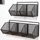 thumbnail image 4 of Cesta de almacenamiento de cebolla, jengibre y ajo para cocina, estante de almacenamiento, estante para condimentos montado en la pared, artefacto, canasta para verduras, gabinete sin perforaciones,, 4 of 5