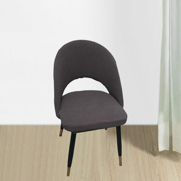Funda suave curvada Antideslizante Desmontable Bodas Conferencias Celebraciones Hogar Comedor Funda protectora Protección para muebles Fund gris oscuro Macarena comer cubierta