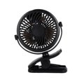 thumbnail image 1 of Mini ventilador con clip Clip ventilador fuerte viento ventilador USB silencioso bajo ruido para dormitorio de oficina dormitorio cocina dormitorio - Negro Fanmusic Mini ventilador con clip, 1 of 7