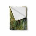 thumbnail image 2 of Croatia Soft Flannel Fleece Throw Blanket, Nature Photo with Many Small Waterfalls in Forest Outdoor Scene Print, Cozy Plush for Indoor and Outdoor Use, 50" x 70", Multicolor, by Ambesonne, 2 of 6