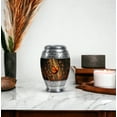 thumbnail image 5 of JAGASY Butterfly Tiny Urn for Ashes Adult Male & Female - Leaf Urn for Ashes for Women - Orange Butterfly Keepsake Urns - Black Urns for Mother & Father - ( 3 Inch ), 5 of 7
