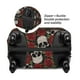 thumbnail image 2 of Balery Red Rose Skull Funda de equipaje, fundas para maletas, elástica, lavable, protector de maletas, compatible con maletas de 18 a 32 pulgadas-Large, 2 of 7