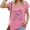 2-Rose Red, variant on UNISHE Women's It's A Good Day To Read V-Neck Short Sleeve T-Shirt Casual Book Lover Graphic Tee S-5XL Blue