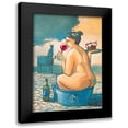 thumbnail image 1 of West, Ronald 17x24 Black Modern Framed Museum Art Print Titled - Wine and Cake in a Tub, 1 of 5