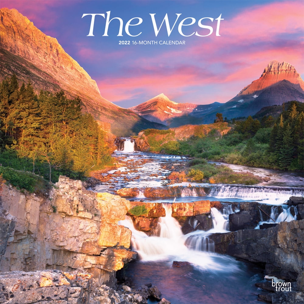 The West 2022 12 X 12 Inch Monthly Square Wall Calendar, Usa United States  Of America Scenic Nature - Walmart.com