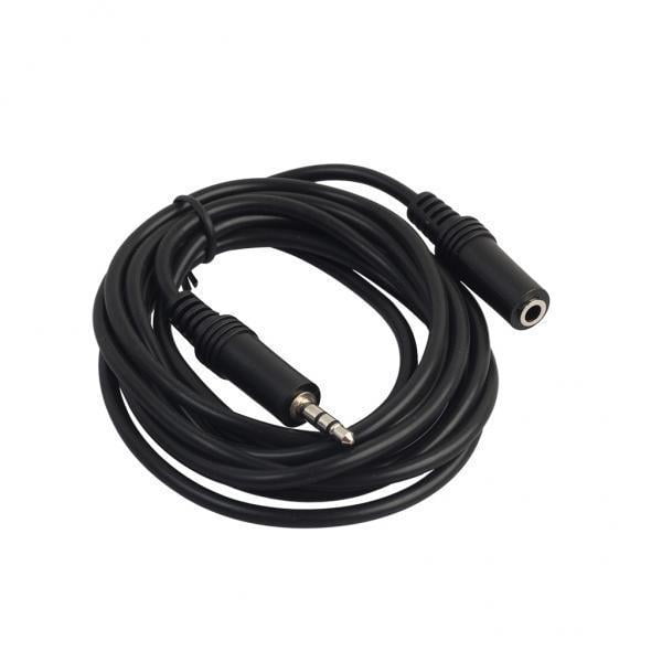 2x Cable auxiliar de extensión de sonido estéreo a de 3,5 mm para auriculares Hugo Cable de extensión auxiliar de audio