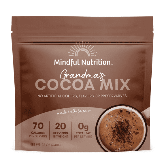 Mindful Nutrition Grandma’s Hot Chocolate Mix, Classic Cocoa, 12 oz