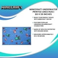 thumbnail image 7 of Minecraft Underwater Printed Area Rug | 60 x 39 Inches, 7 of 7