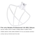 thumbnail image 3 of thinsony Coated Flat Beater Baking Mixing Tool Replacement for Kitchen Aid 6 Quart Bowl-Lift Stand Mixer, 3 of 8
