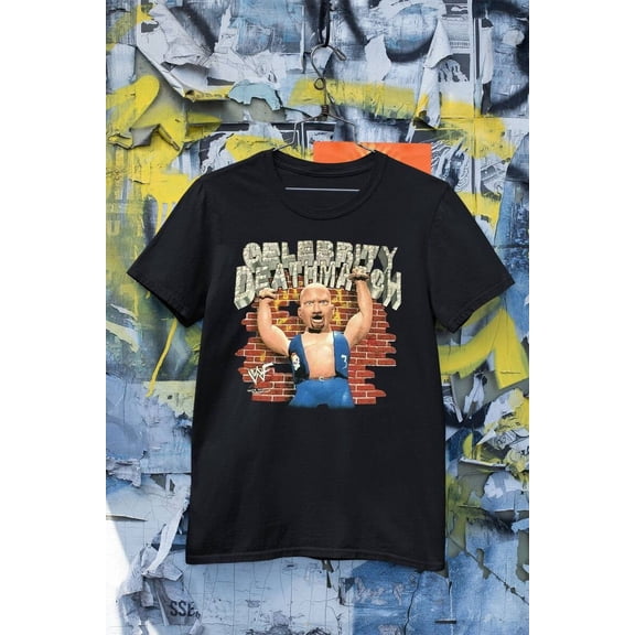 Vtg 1998 Celebrity Deathmatch Gift Birthday Black T Shirt