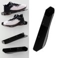 thumbnail image 3 of SDFGTstore 1 Pair Acrylic Shoe Rack Wall Mount Storage Stand for Sneaker and High Heel Floating Display Shelf for Home or Store Use, 3 of 8