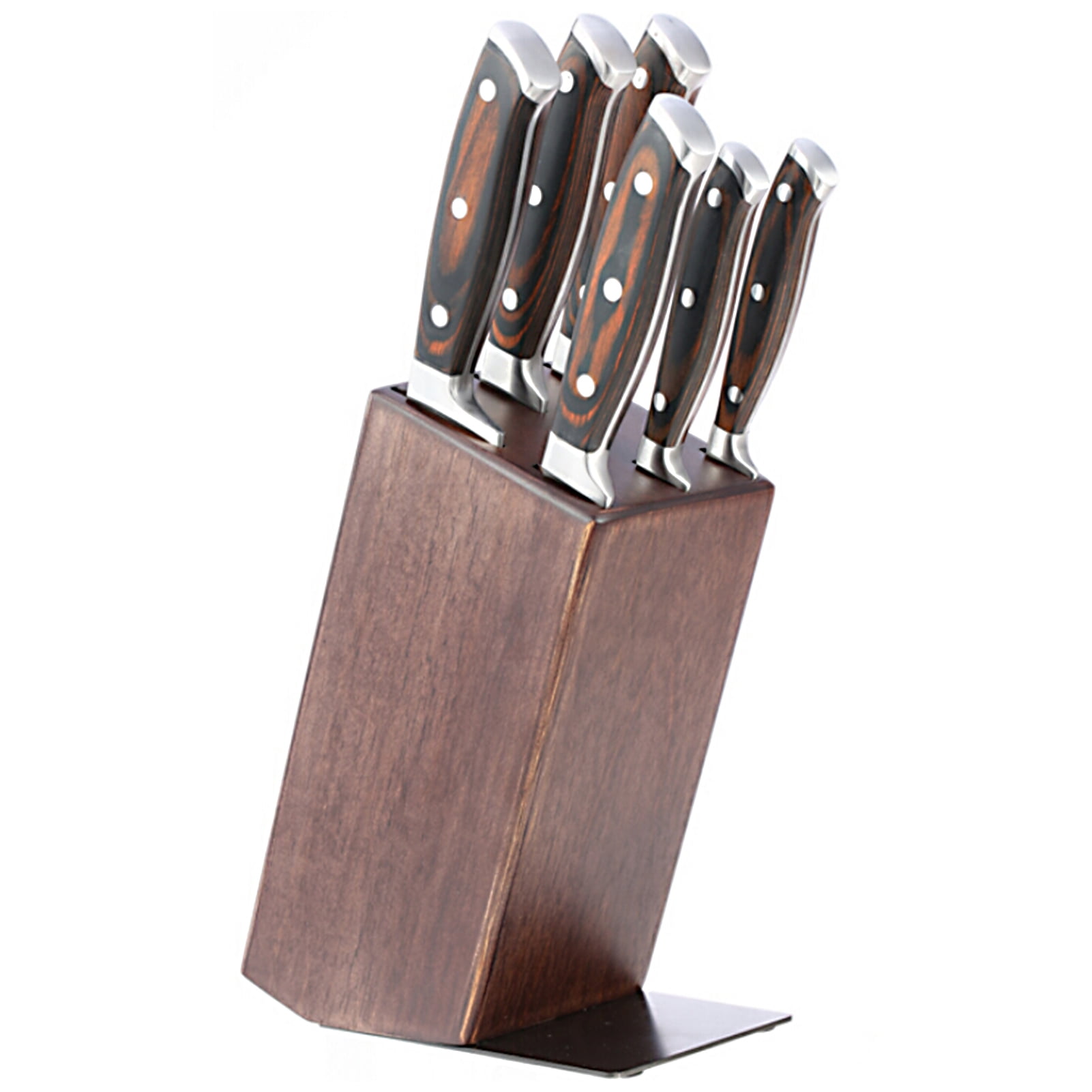 Homgeek 7 Pieces Cutting Tool Set with Block Kitchen Cutting Tool Set