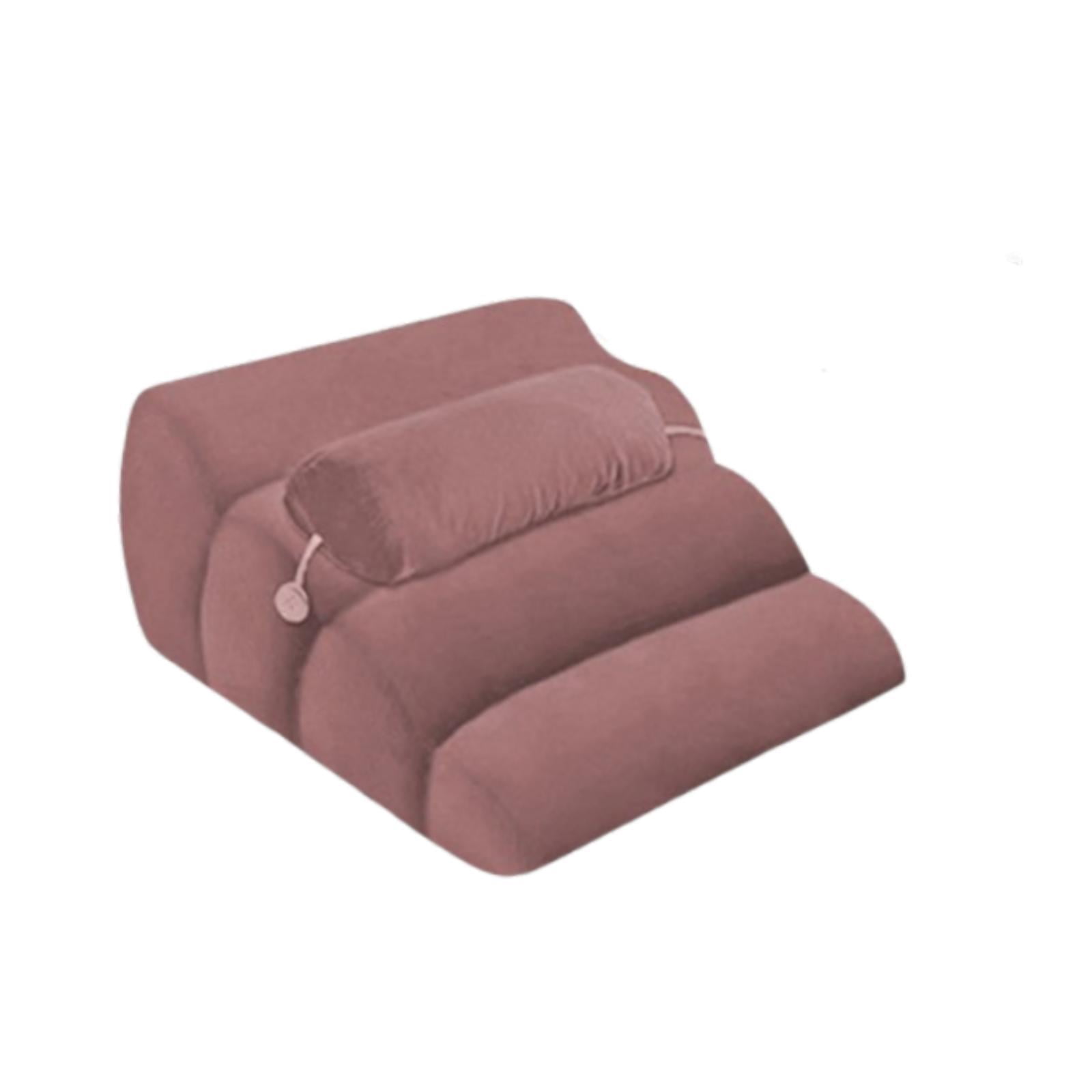 Esquirla Face Down Pillow, Sleeping Pillow, Soft Leg Support Bed Wedge Prone Pillow, Wedge Pillow for Watching Movies Relaxing Reading Pink