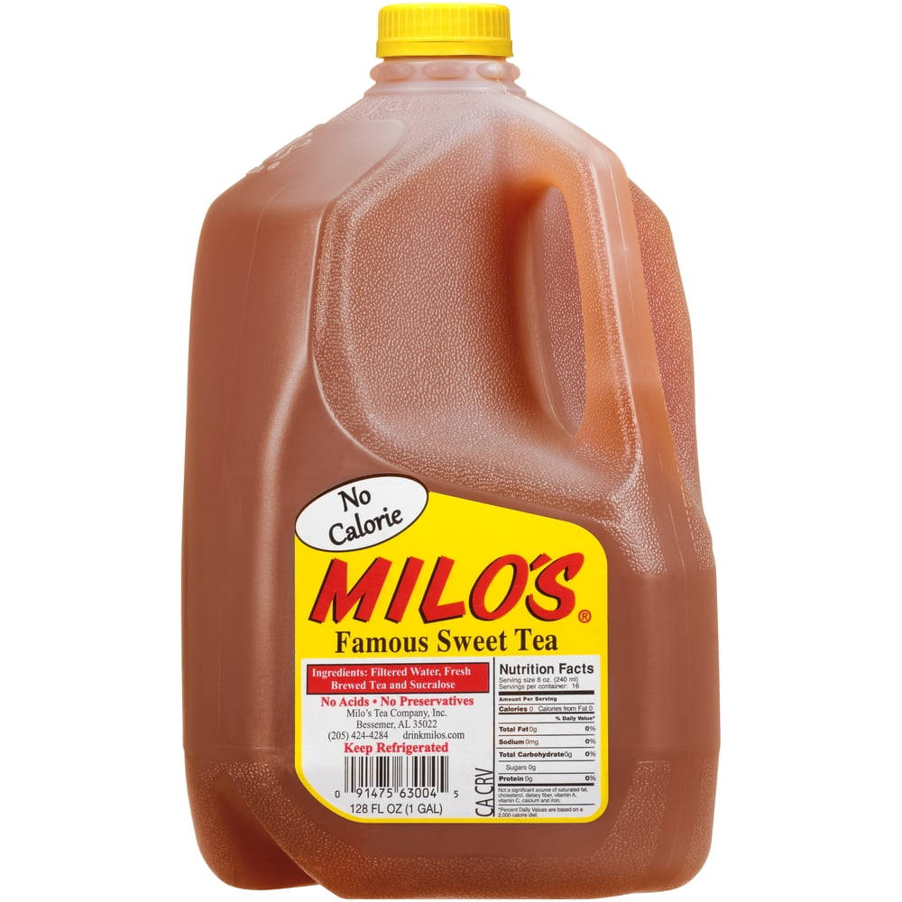 Milo's, No Calorie Famous Sweet Tea, 1 Gallon