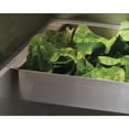 thumbnail image 4 of HUBERT Hot Food Bar Pan Full Size Stainless Steel Food Pan with Lip - 19"L x 11 1/2"W x 2 1/2"D, 4 of 7