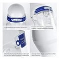 thumbnail image 3 of 5PCS Safety Face Shield with Protective Clear Film Protect Full Face, Anti-Spitting Splash, Elastic Band Reusable, 3 of 8