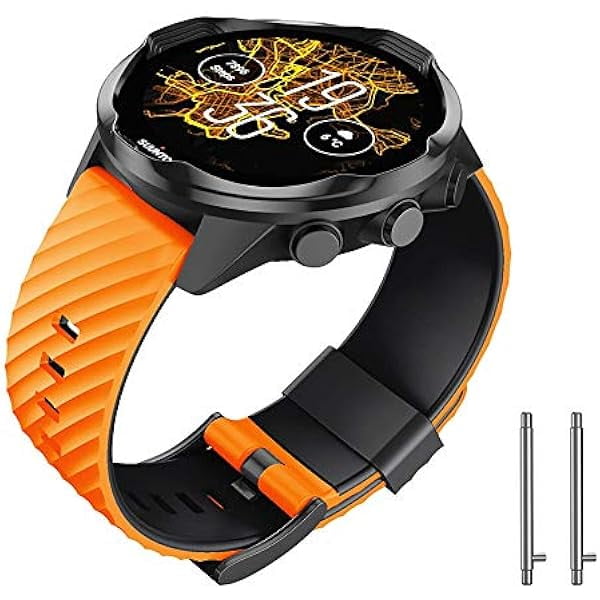 wonima11 Compatible with Suunto 7 Soft Silicone Band for Suunto 9 Replacement Wristband for Men and Women Sports Watch Strap for Suunto 7/9 Baro/9 Spartan/9 GPS