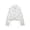 White, variant on Womens Jacket Polka Dot Lightweight Long Sleeve Casual Loose Coat Fall Winter Outerwear with Buttons Trendy Womens Clothes White XS